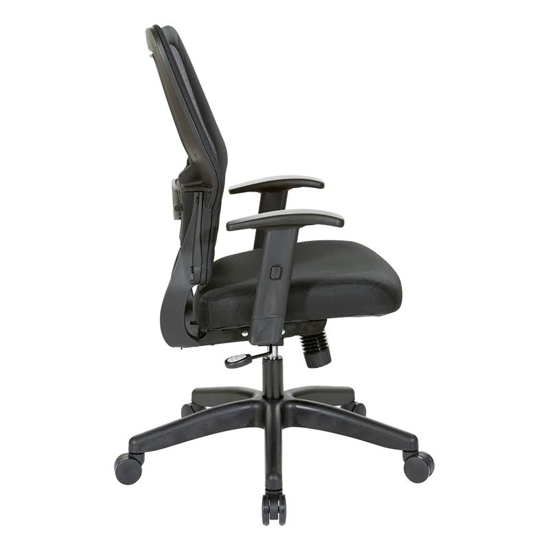 Black Fabric Office Chair V713