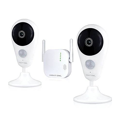 4 Channel 1080p HD Wireless Gateway with 16GB microSD Card and 2 AC Powered Indoor Wireless Cameras S123614