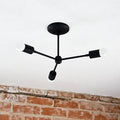 3 - Light 18x22 Sputnik Semi Flush Mount S2747