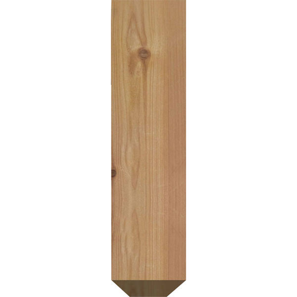 Traditional Craftsman Ironcrest Smooth Bracket, Western Red Cedar T5331