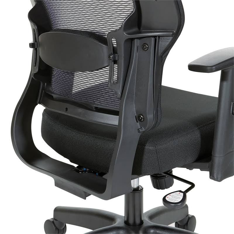 Black Fabric Office Chair V713