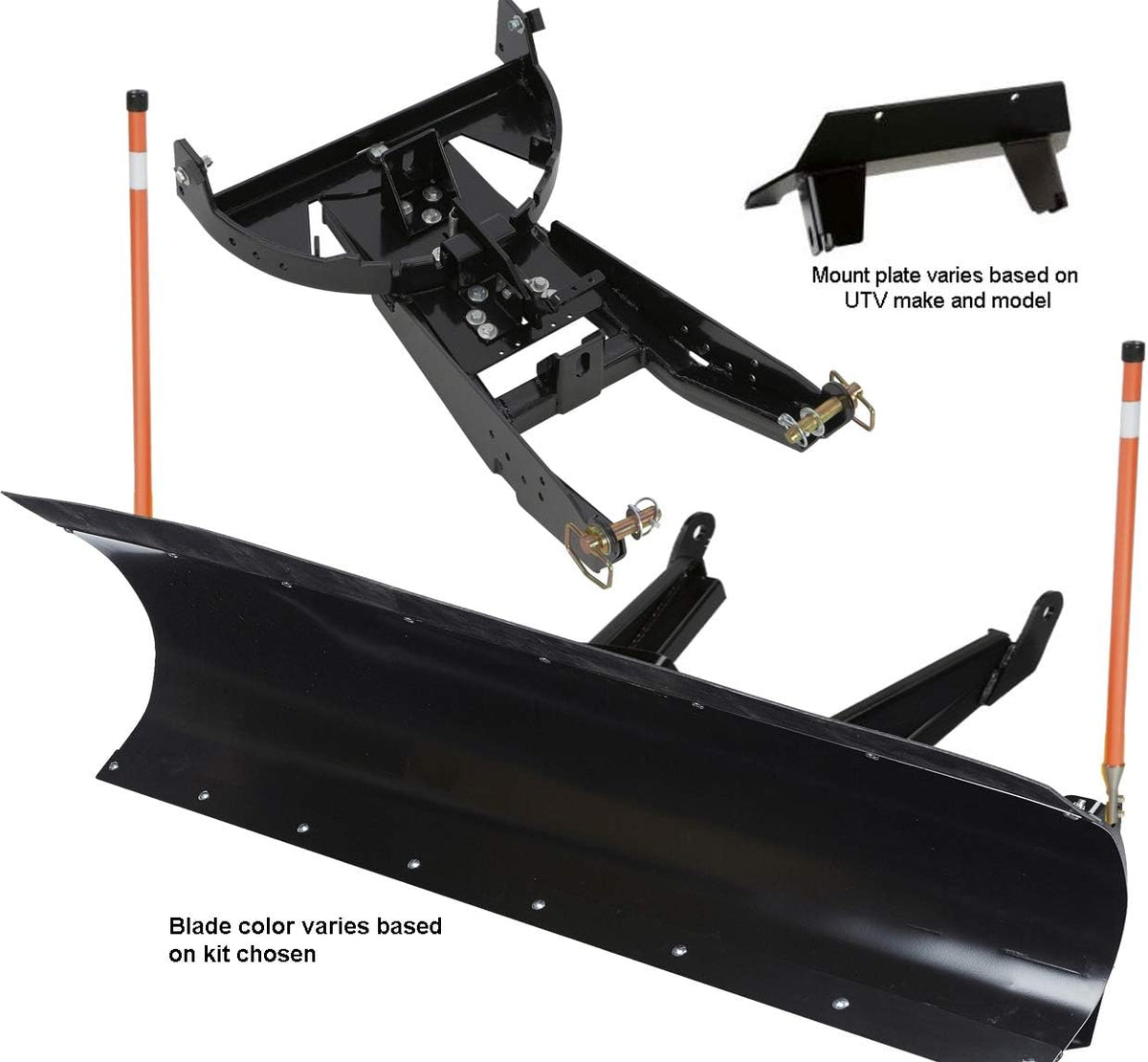 Yellow UTV Snow Plow Kit R869