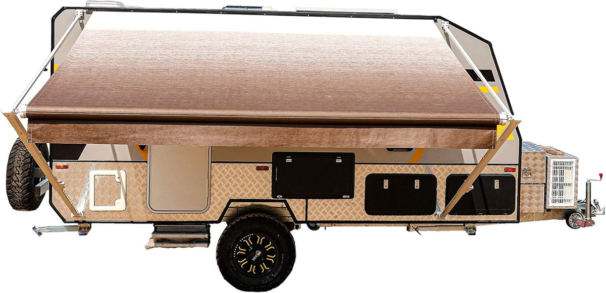 Blue Fade 13 x 8 Ft Retractable RV Trailer Awning H806767