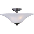 2 Light Semi Flush Mount Oil Rubbed Bronze T6205