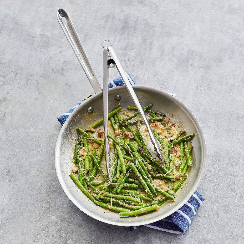 Brushed Stainless 10x22 Fry Pan R9031