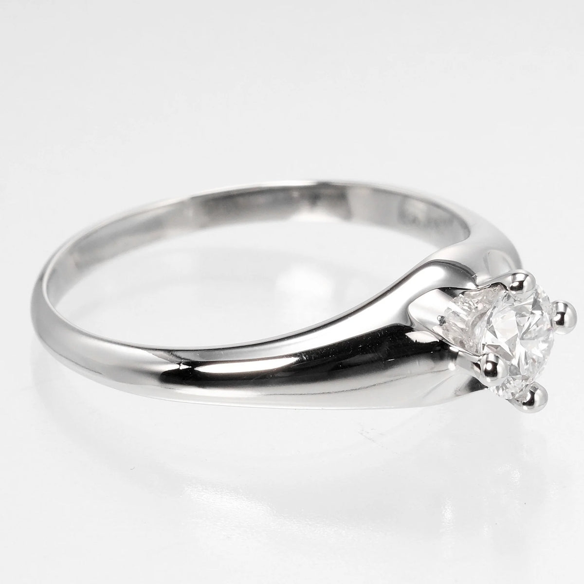 Solitaire Ring Platinum Diamond A2165