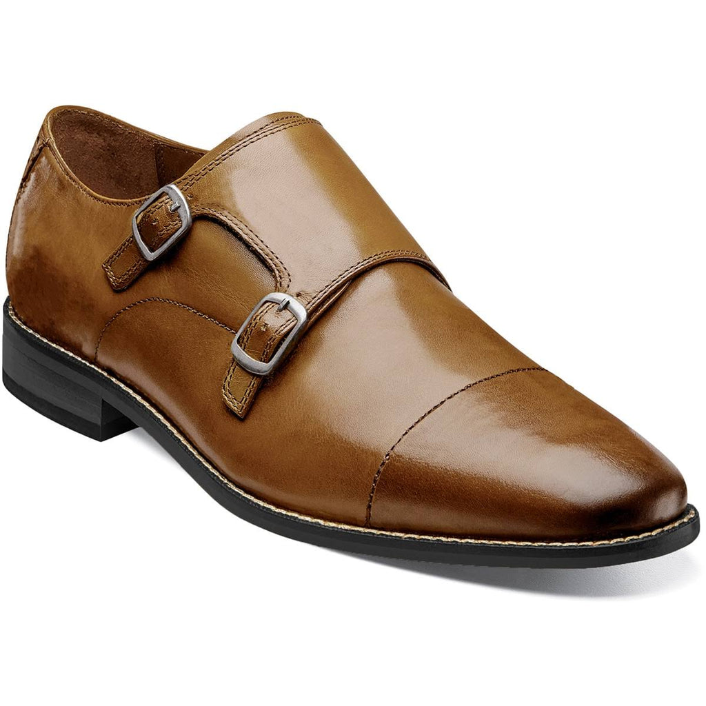 Saddle Tan Double Monk Strap Shoes I52839