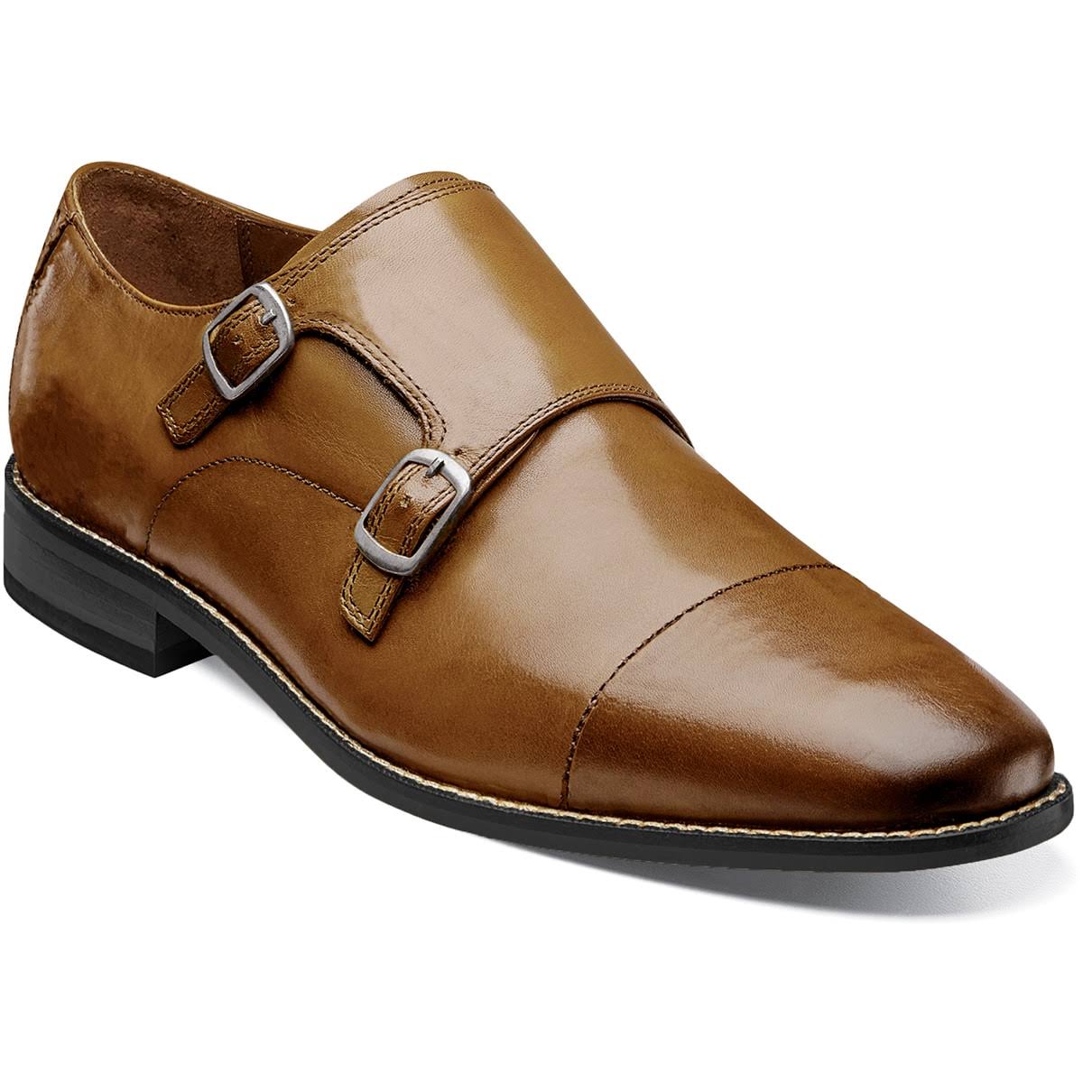 Saddle Tan Double Monk Strap Shoes I52839