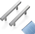 30 Pack 3 Inch Brushed Nickel Stainless Steel Cabinet Pulls with Mounting Template K2512