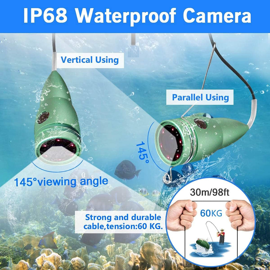 4.3 Inch IPS Monitor IP68 Waterproof Fish Camera with DVR C2673