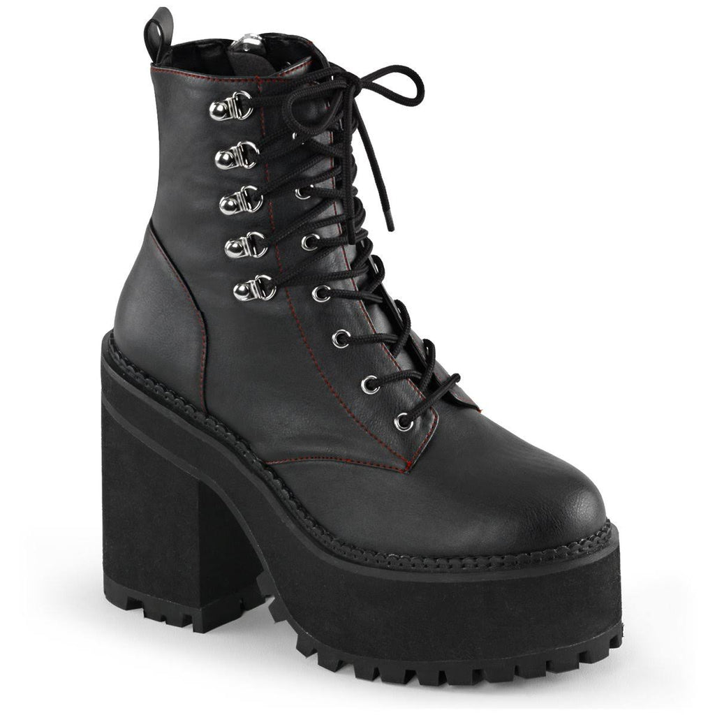 Black Vegan Leather Shoes H15888