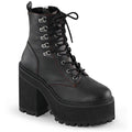 Black Vegan Leather Shoes H15888