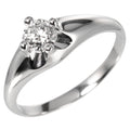 Solitaire Ring Platinum Diamond A2165