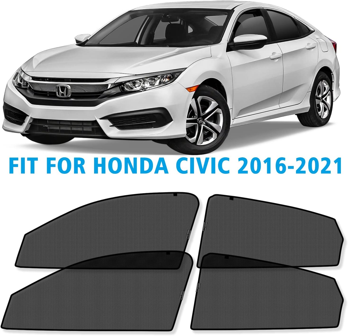 Magnetic Car Window Sunshade 4 Pc. Set N35542