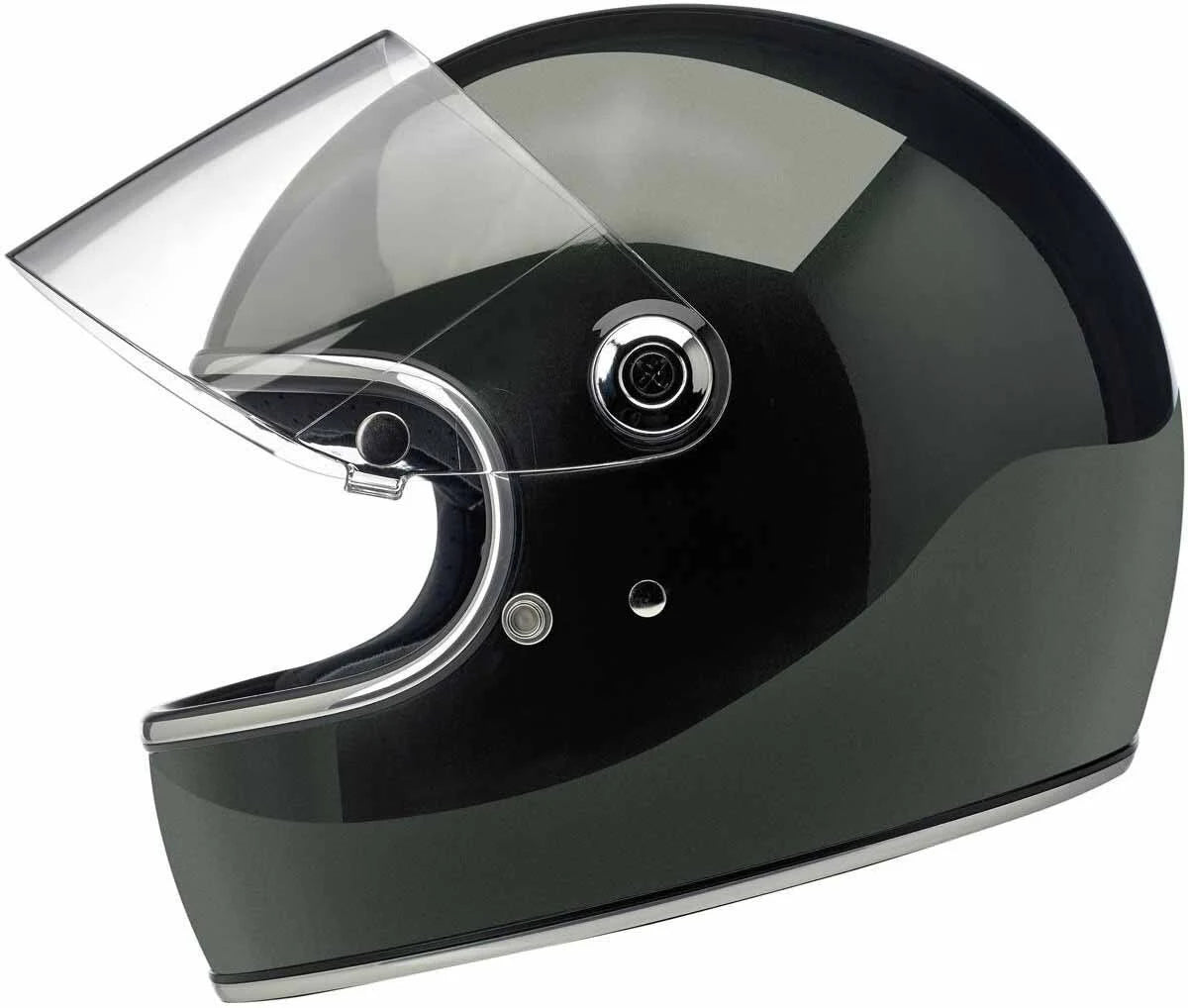 Flat Black Motorcycle Helmet J473