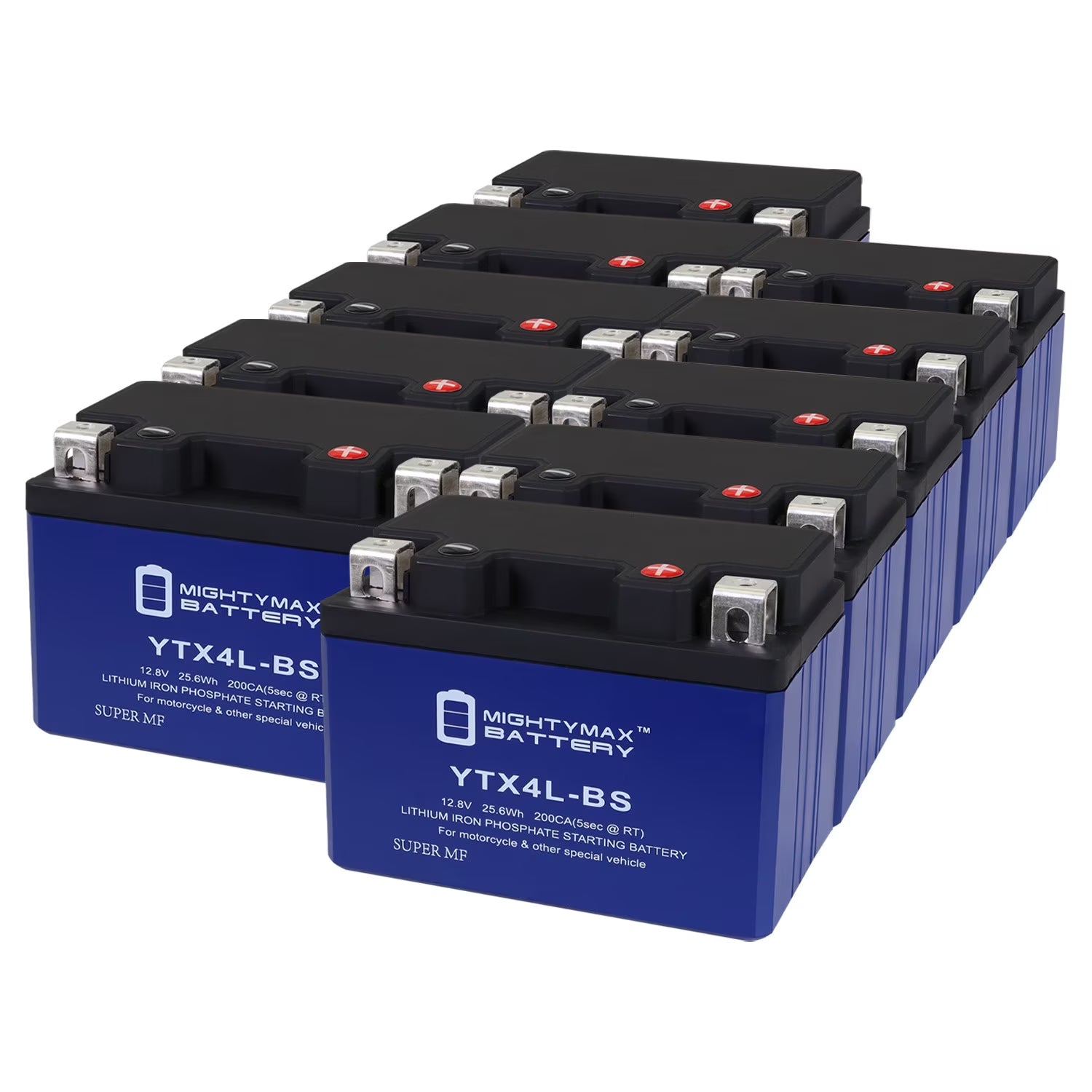 10 Pack Lithium Replacement Battery for Honda Scooters I2555
