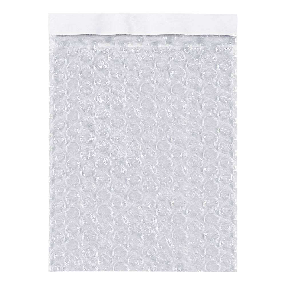 Self-Seal Bubble Pouches, Clear, Case of 250 M458580