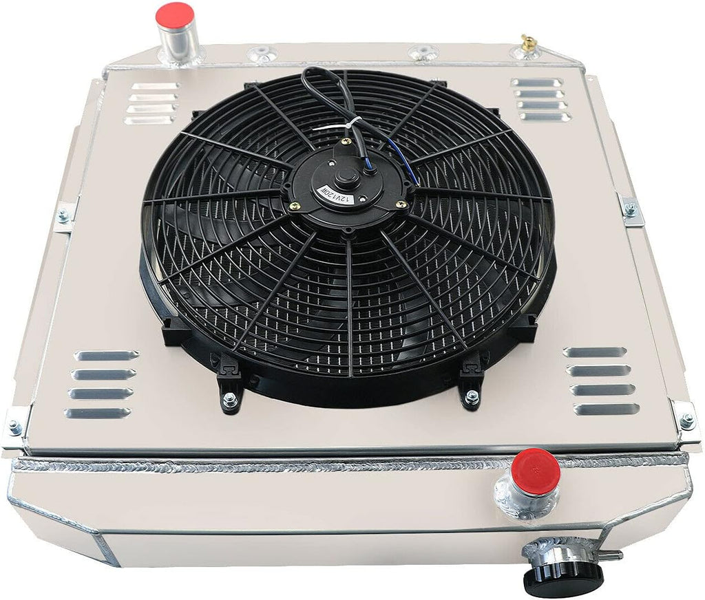 All Aluminum 4 Row Radiator with Shroud and Fan N249727