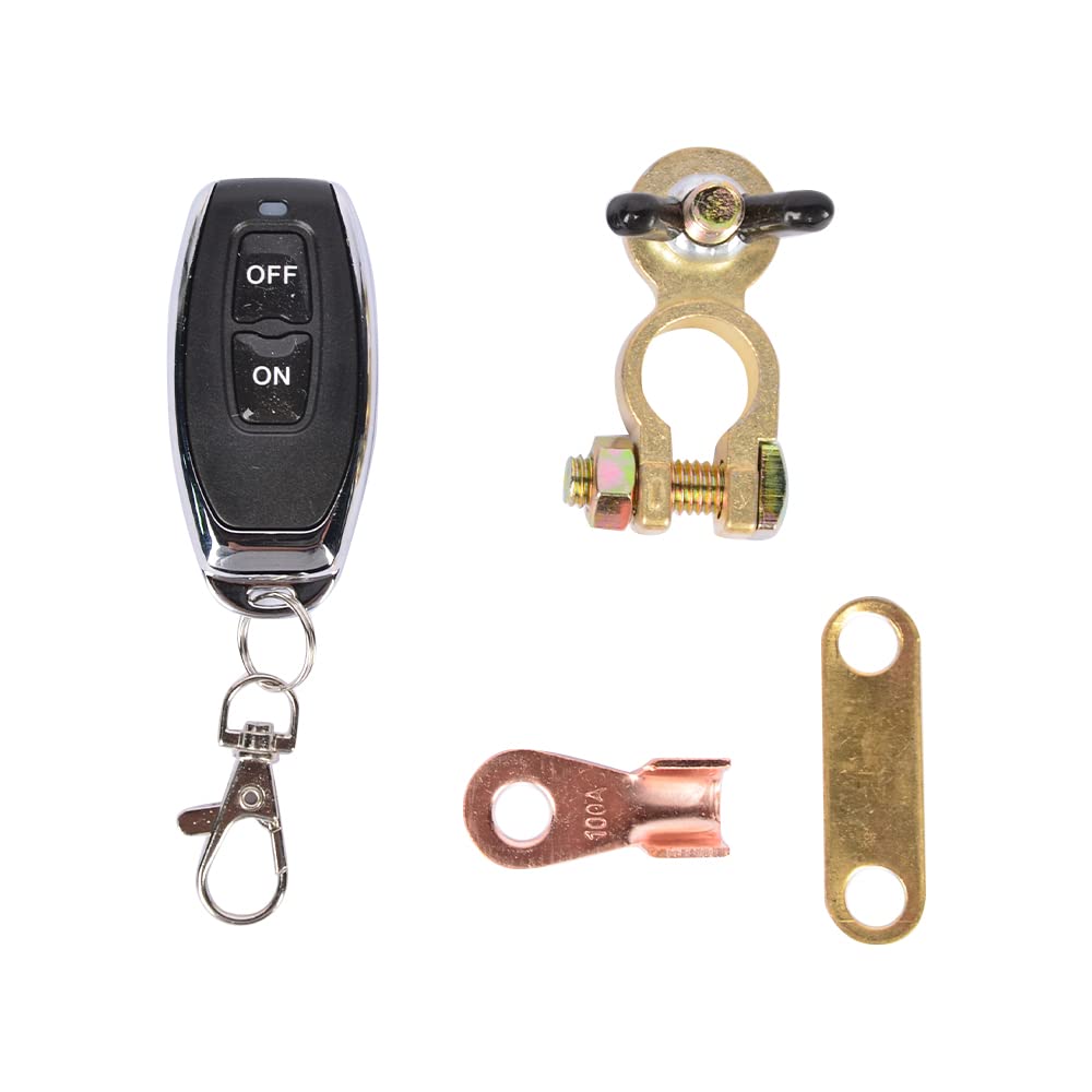 DC12V 200A Remote Control Battery Disconnect Switch with 2 Keys Z91392