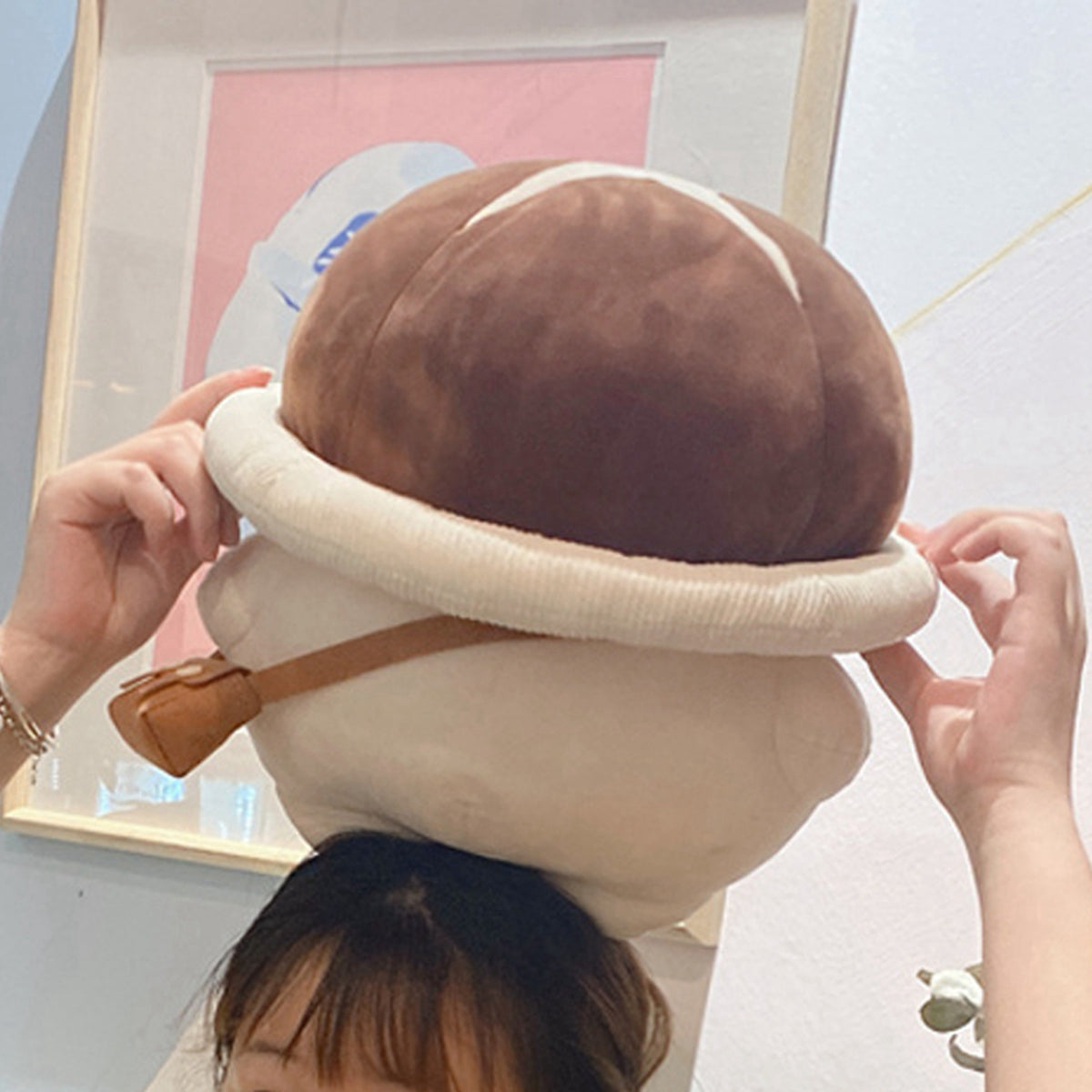 Mushroom Plush Stuffed Toys Shiitake Pillow F906107