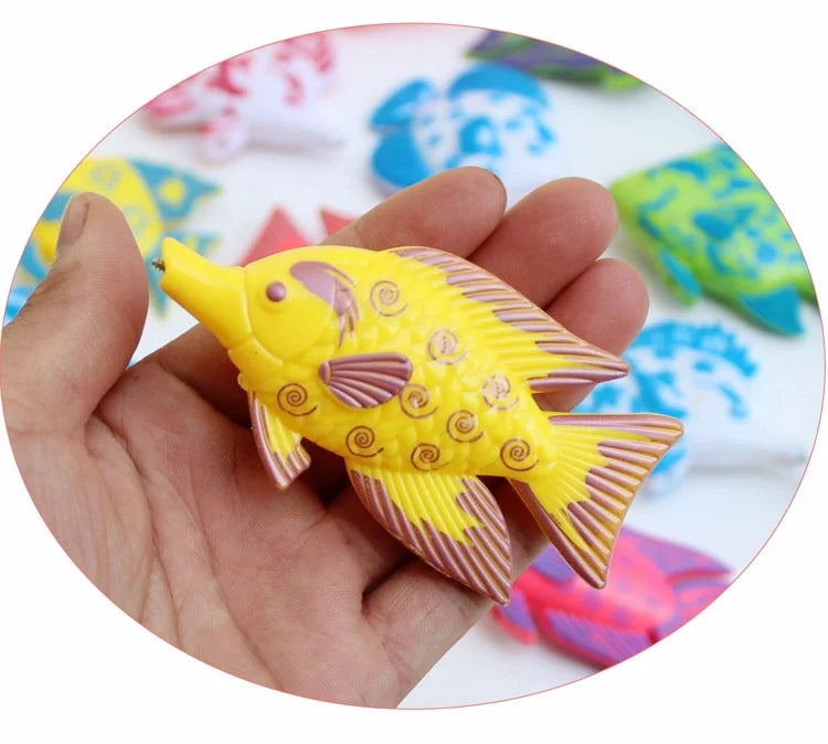 Magnetic Fishing Toy Set with 1 Fishing Rod and 6 Fishes B3006
