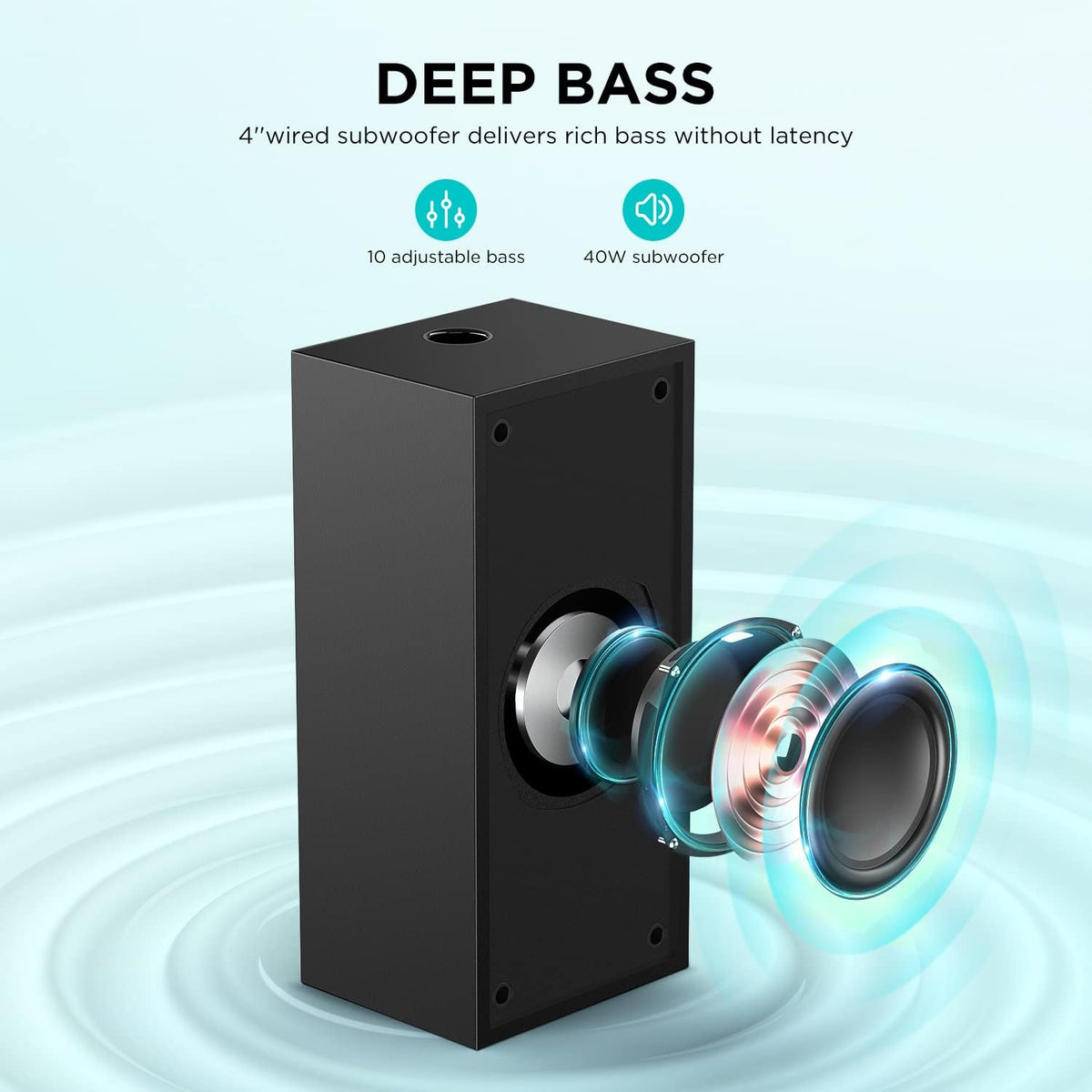 2.1 Slim Sound Bar with Subwoofer Z48071