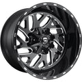 Gloss Black Milled 20x12 Fuel D581 V918109