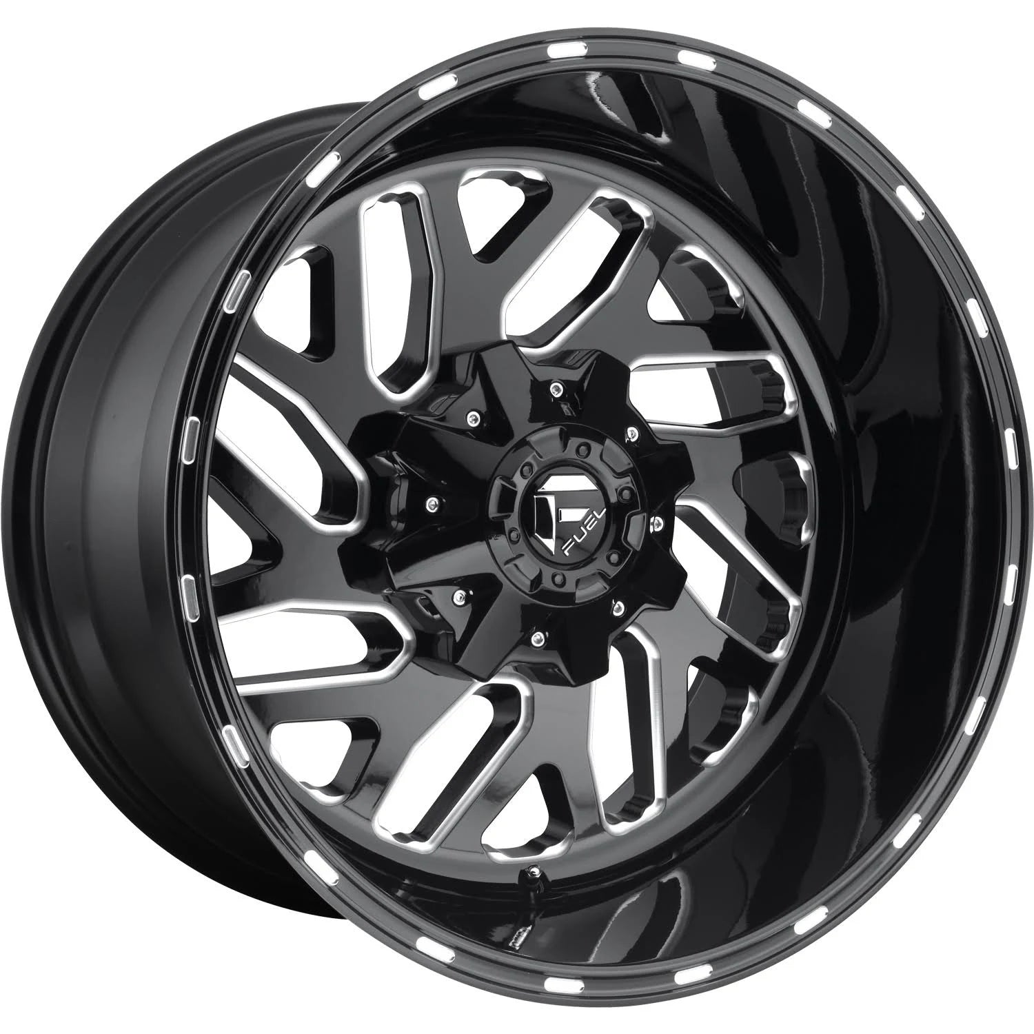 Gloss Black Milled 20x12 Fuel D581 V918109