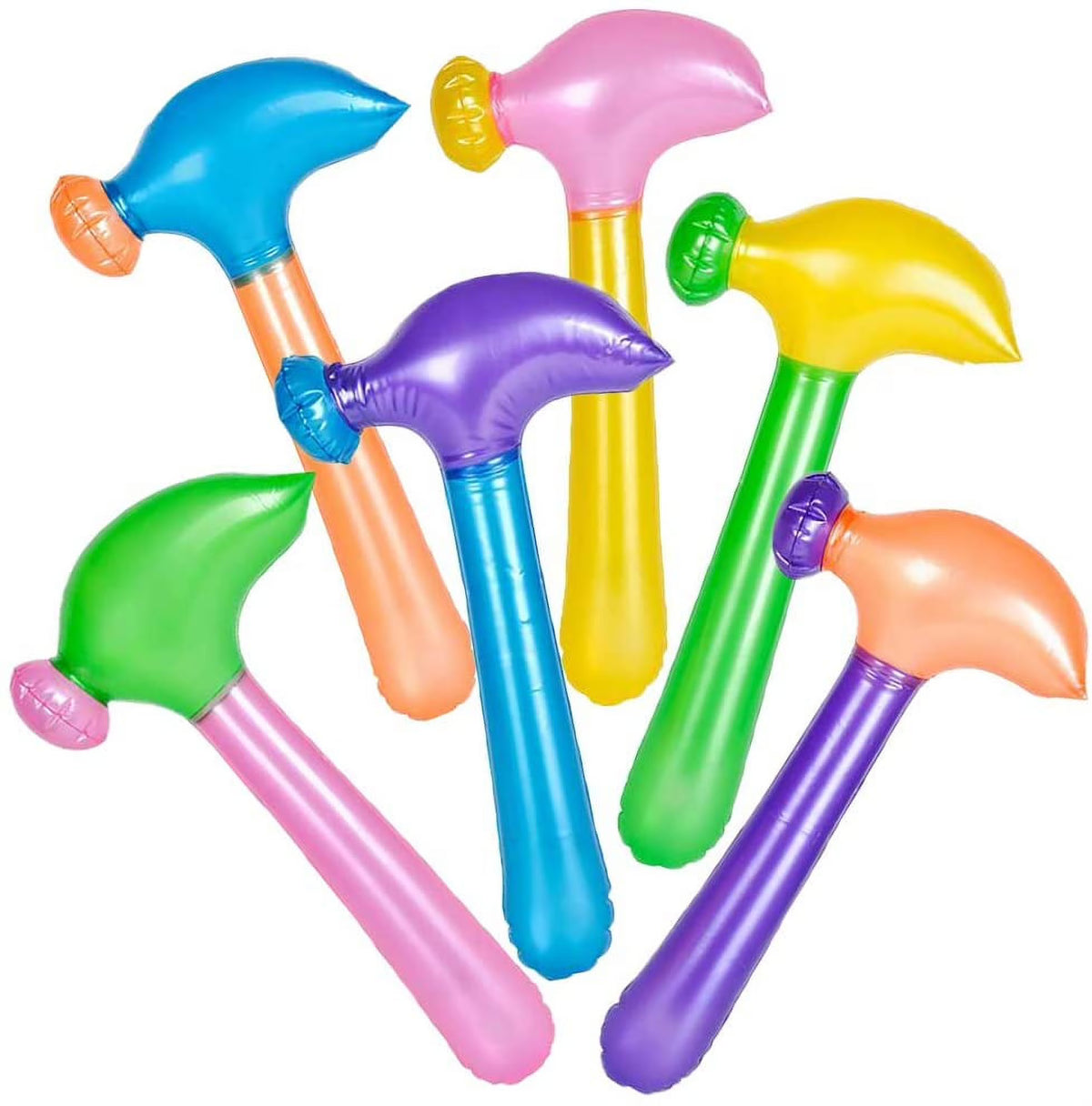 Neon Hammer Inflatable Toys, Set of 12 J90807