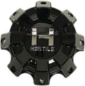 8 Lug Gloss Black Wheel Center Cap V812