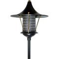 Black Cast Aluminum Pagoda Light with 0.50 in. Base K7127