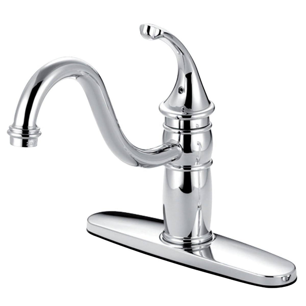 8x22 Centerset Kitchen Faucet, Brushed Nickel F365