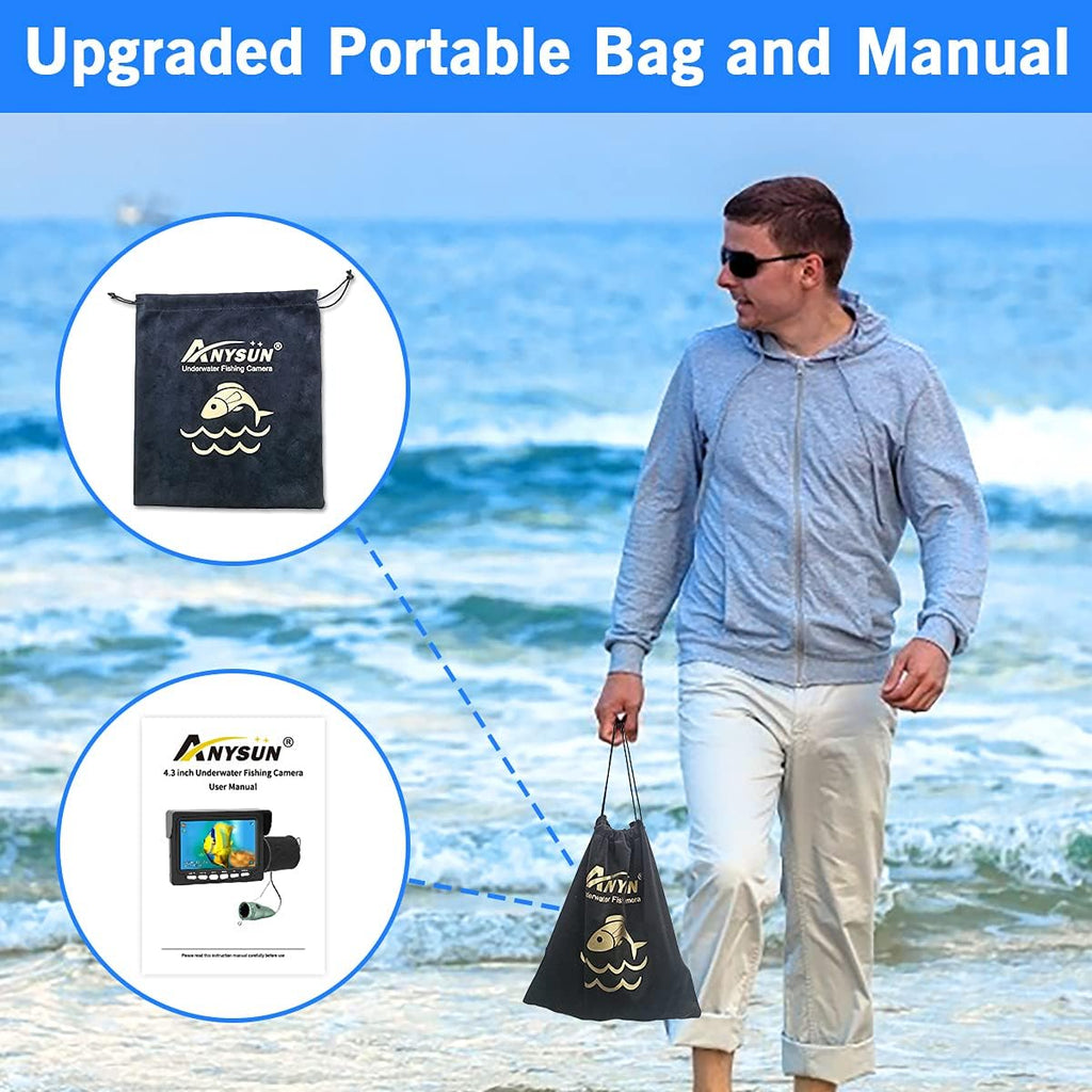 4.3 Inch IPS Monitor IP68 Waterproof Fish Camera with DVR C2673