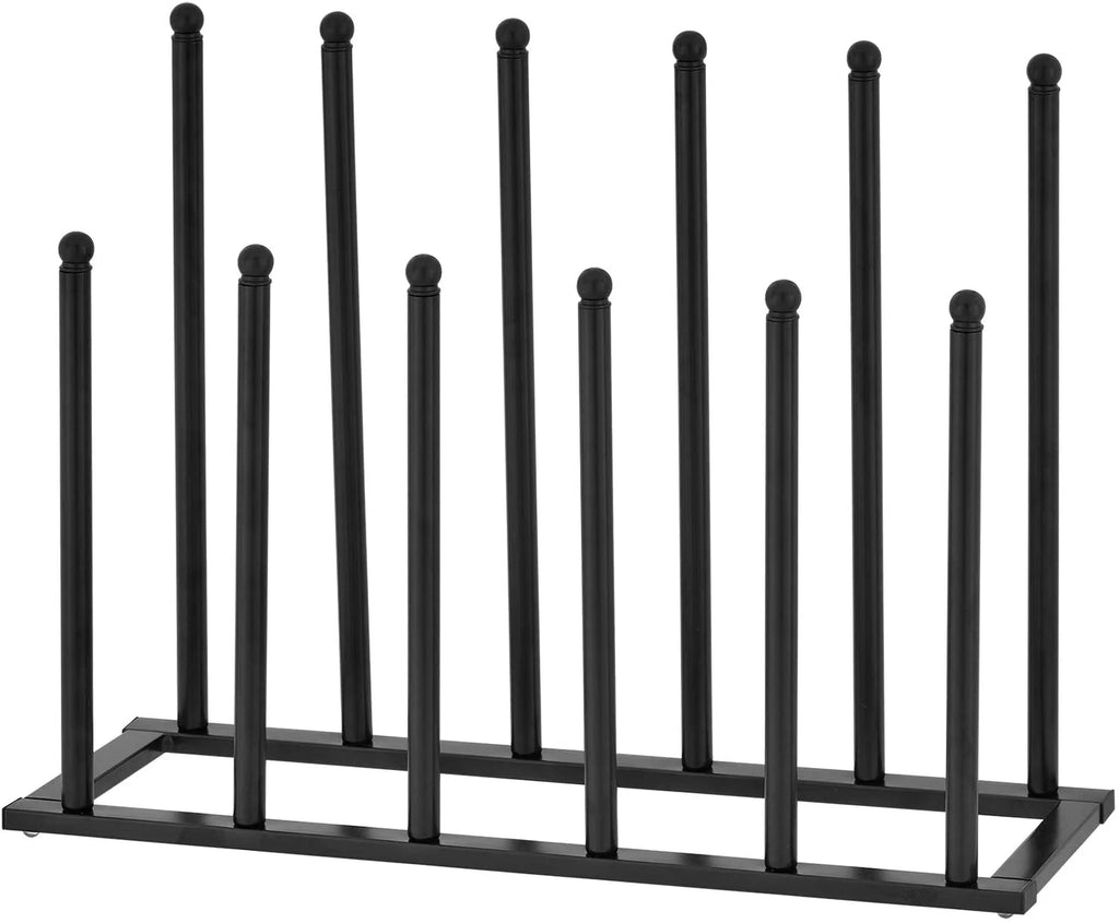 6-Pair Black Metal Boot Shoes Storage Rack G36021