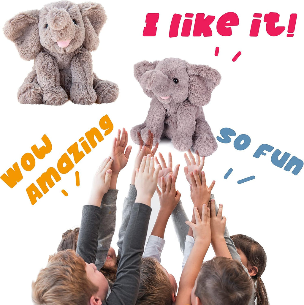 Gray 9'' Plush Stuffed Animal Toy Z96183