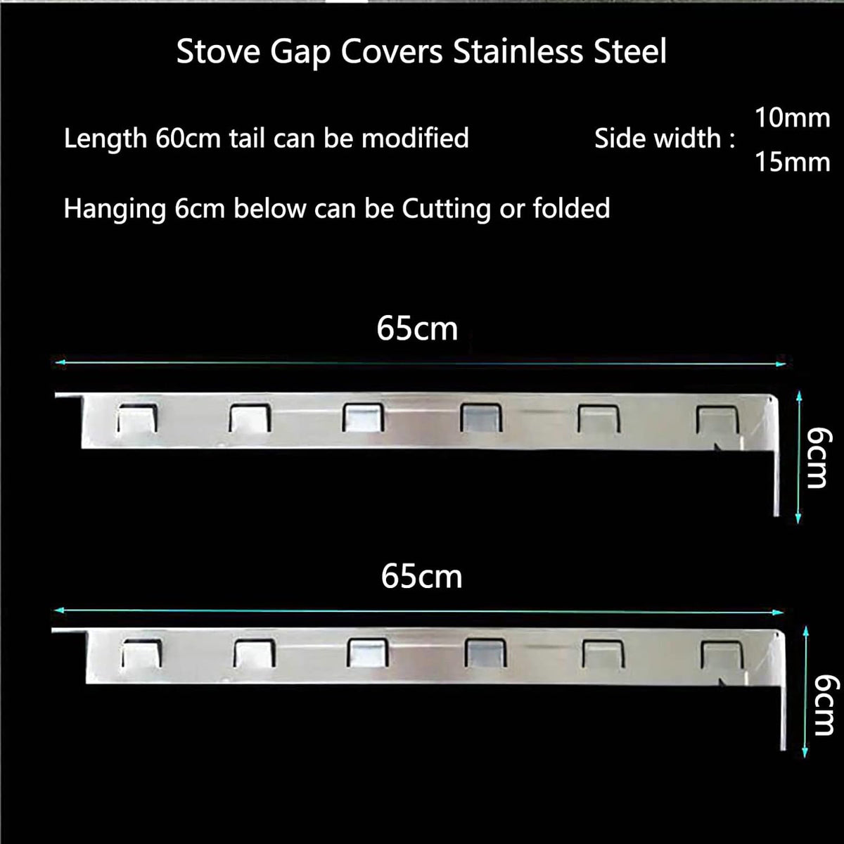 Stove Counter Gap Cover Pack of 2 X3943