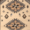 Ivory Bordered Area Rug E22149