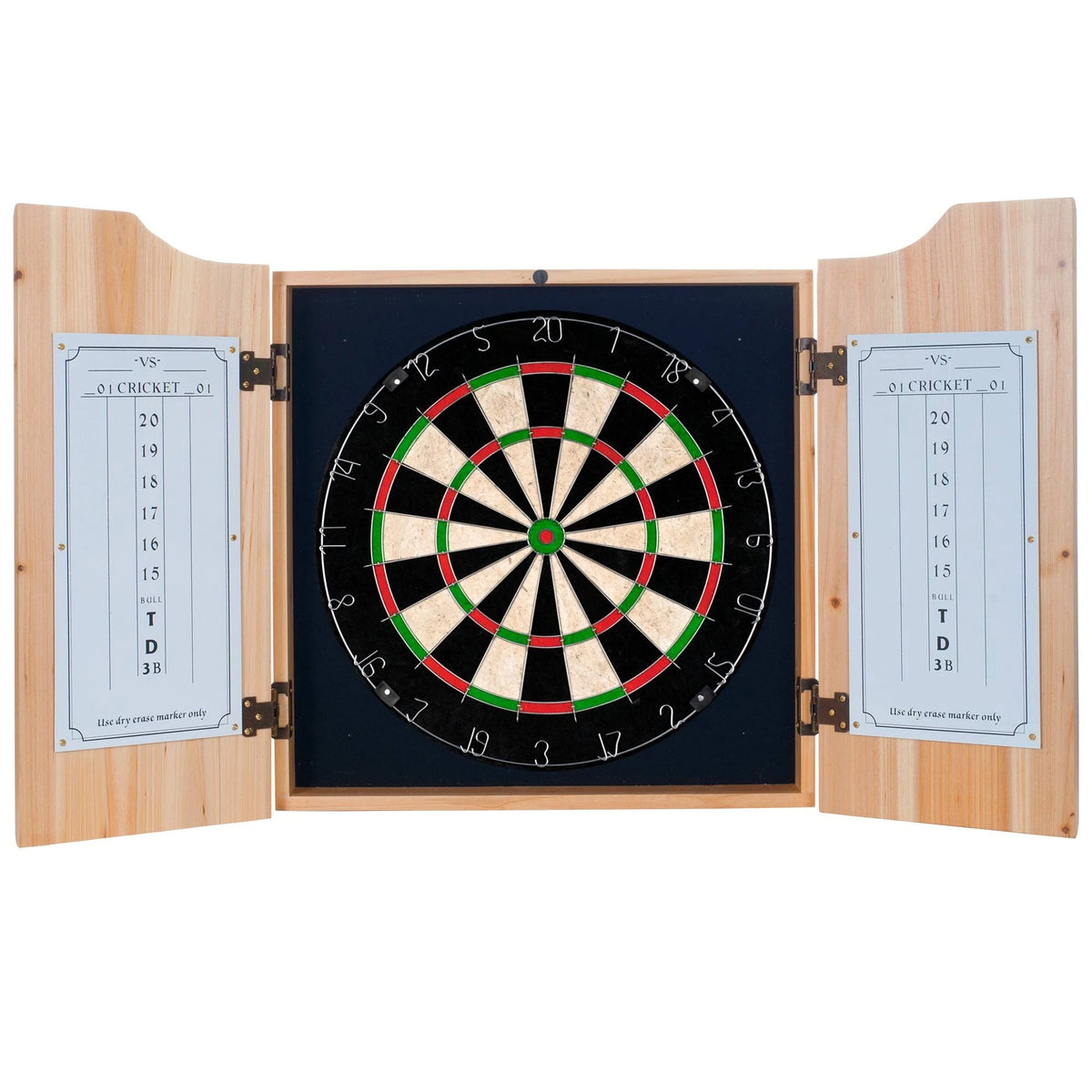 Dart Cabinet with Darts and Board Y96259