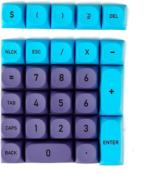 Blue Cat Ma Keycaps Kits for Mechanical Keyboard with 104 68 Number Keys with Dye-subbed Pbt Material F58950