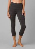 Charcoal Stripe Capri I18316