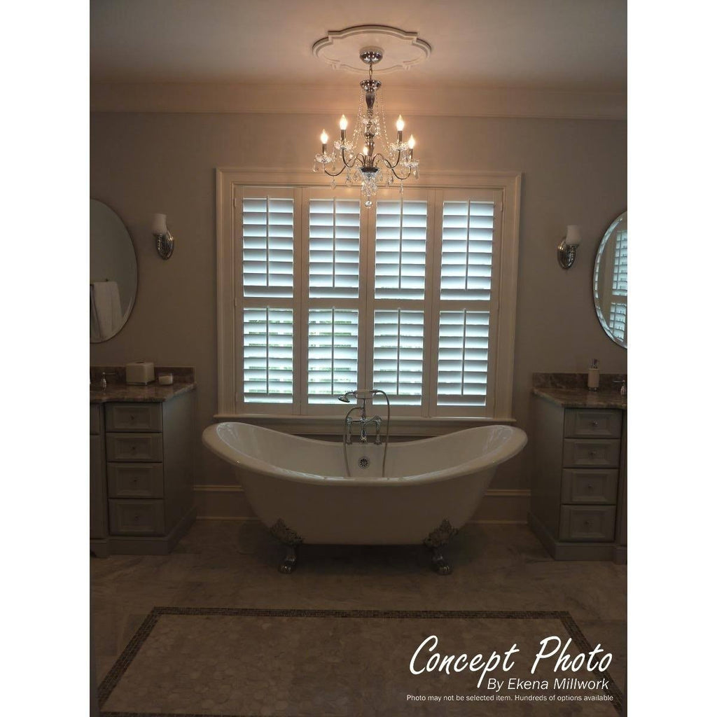 Swindon Ceiling Medallion, Hand-Painted Silver G914