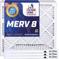 20.5x66x1 MERV 8 Pleated HVAC Air Filter 4-PACK A323