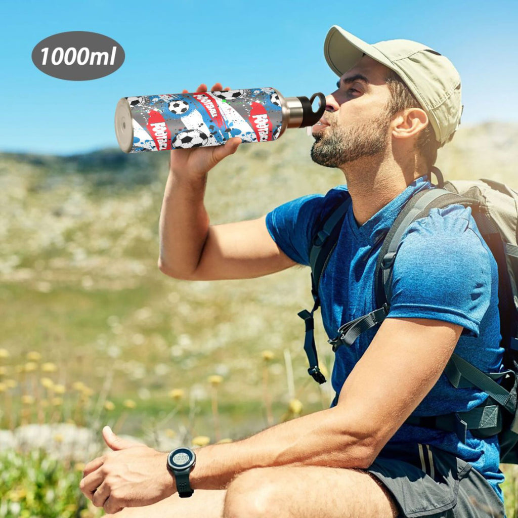 20 oz Insulated Stainless Steel Water Bottle with Straw Lid G67723