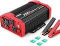 1000W Car Power Inverter 12V DC to 110V AC Converter Dual AC Outlets 3.1A USB Port Pack of 2 V7834
