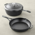 Cast-Iron 3-Piece Set with Saute Pan and 10 1/4-Inch Skillet G190545