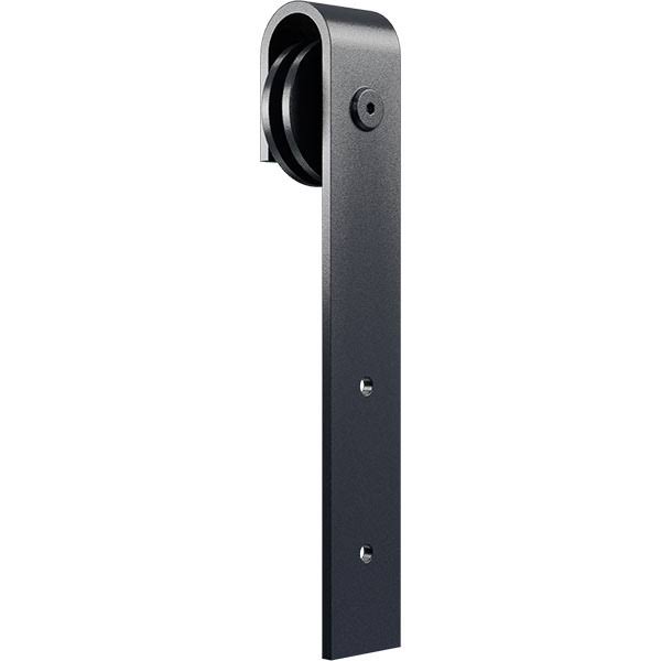 Dark Gray Roller Hanger for Barn Door A907