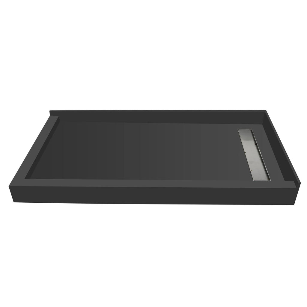 60x22 x 34x22 Double Threshold Shower Base with Drain Top I7800