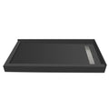 60x22 x 34x22 Double Threshold Shower Base with Drain Top I7800