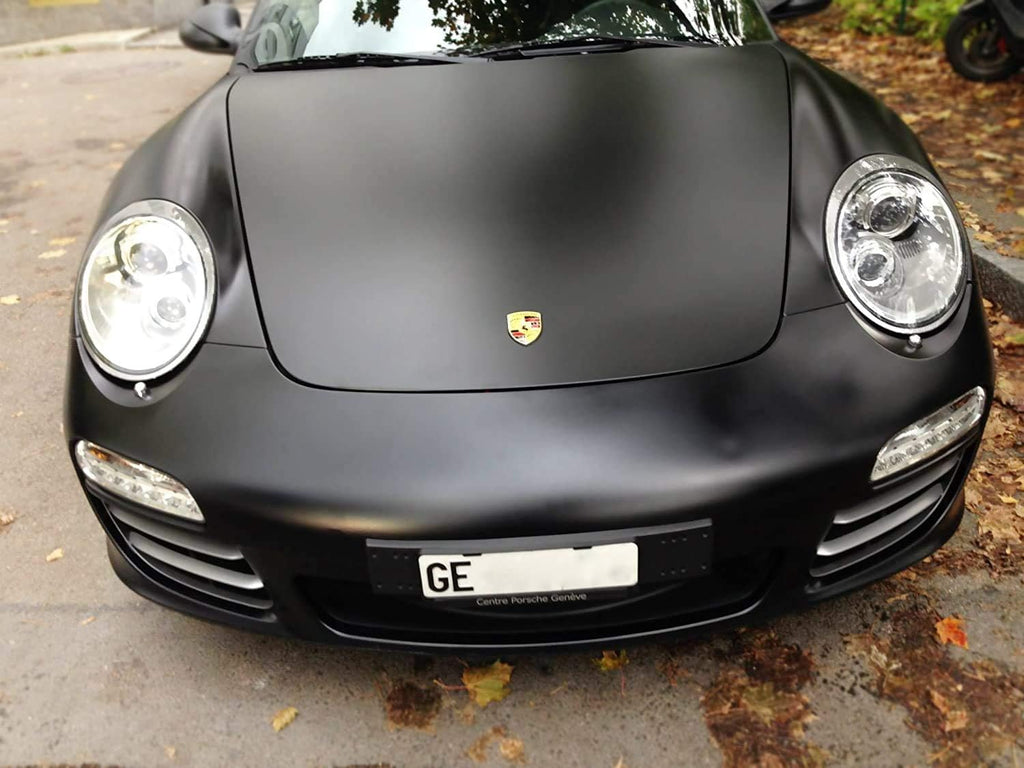 Matte Black Vinyl Wrap Roll 9ft x 5ft Pack of 2 D6367
