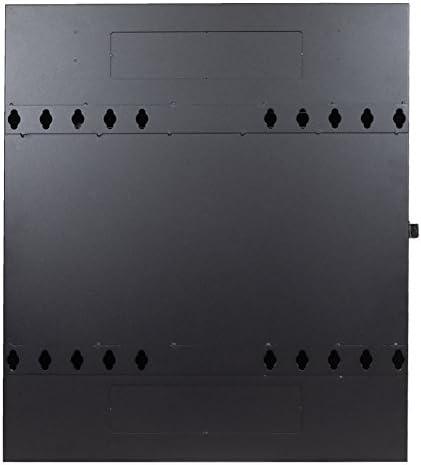 2U Vertical Wall Mount Enclosure Cabinet Black S6489